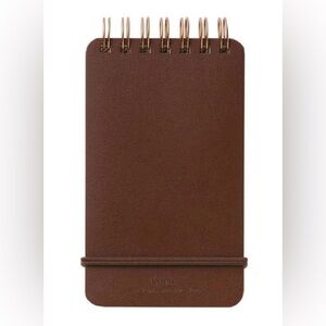 NWT “MIDORI” Grain Dark Brown Memo Pad-Pocketsized 100 sheets Japanese MD paper